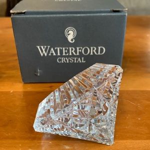 Waterford Pyramid (diamond shape) paperweight